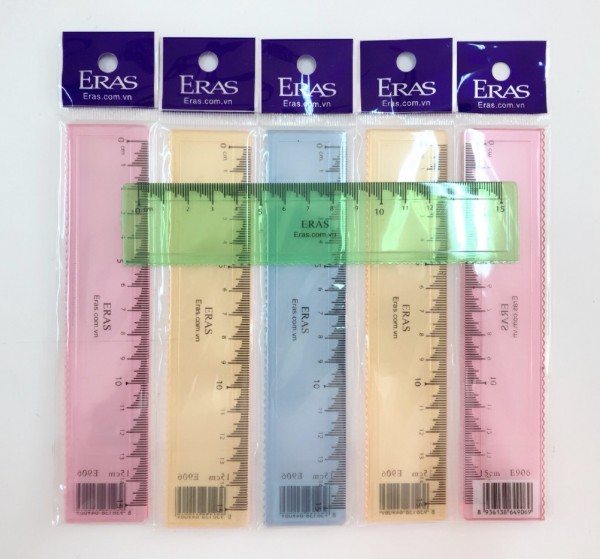 Thước kẻ màu 15cm E906