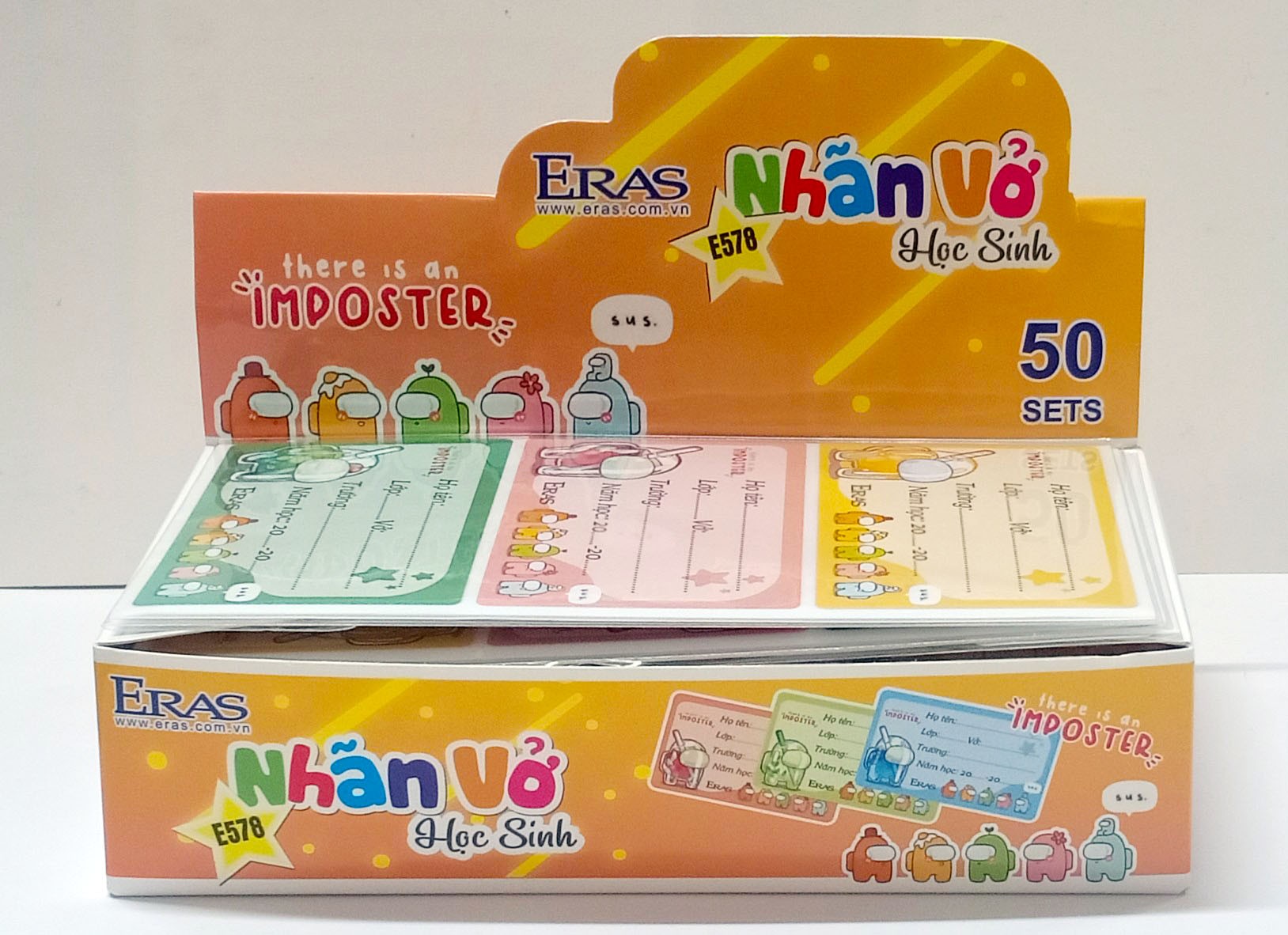 Nhãn vở học sinh E578